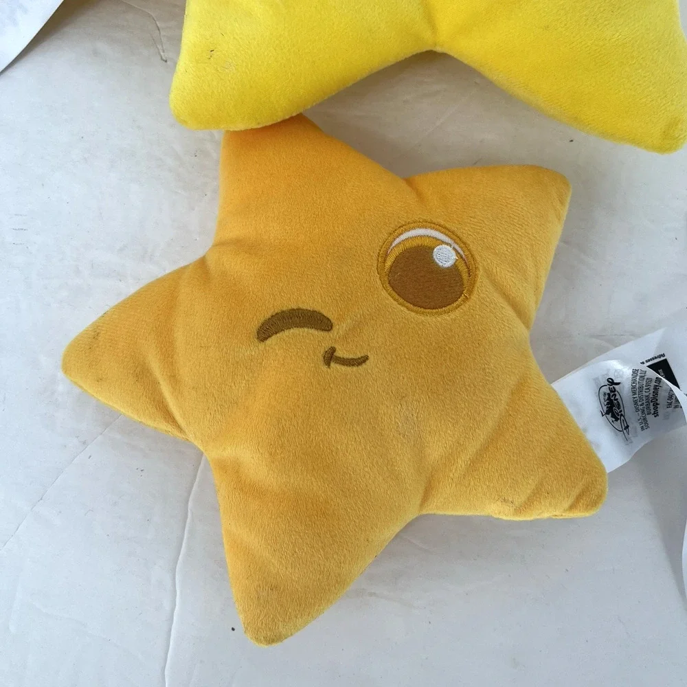 Disney Parks Pixar Pier La Luna Shooting Star Plush Lot of 2 Star Pillows